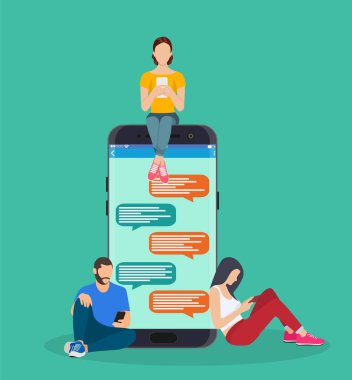 mutlu insanlar mobil akıllı telefon kullanımı