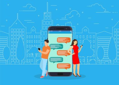 mutlu insanlar mobil akıllı telefon kullanımı