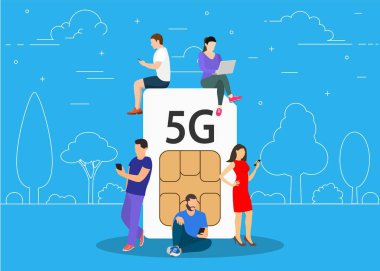 5g teknoloji konsepti.
