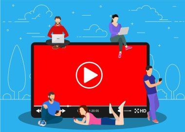 Video konsepti. mobil araçları kullanan kişiler,