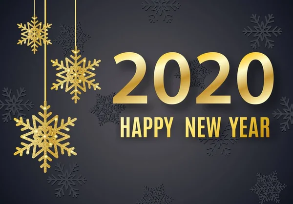 Sfondo 2020 Capodanno — Vettoriale Stock