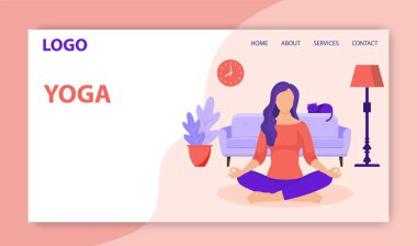 Evde yoga..