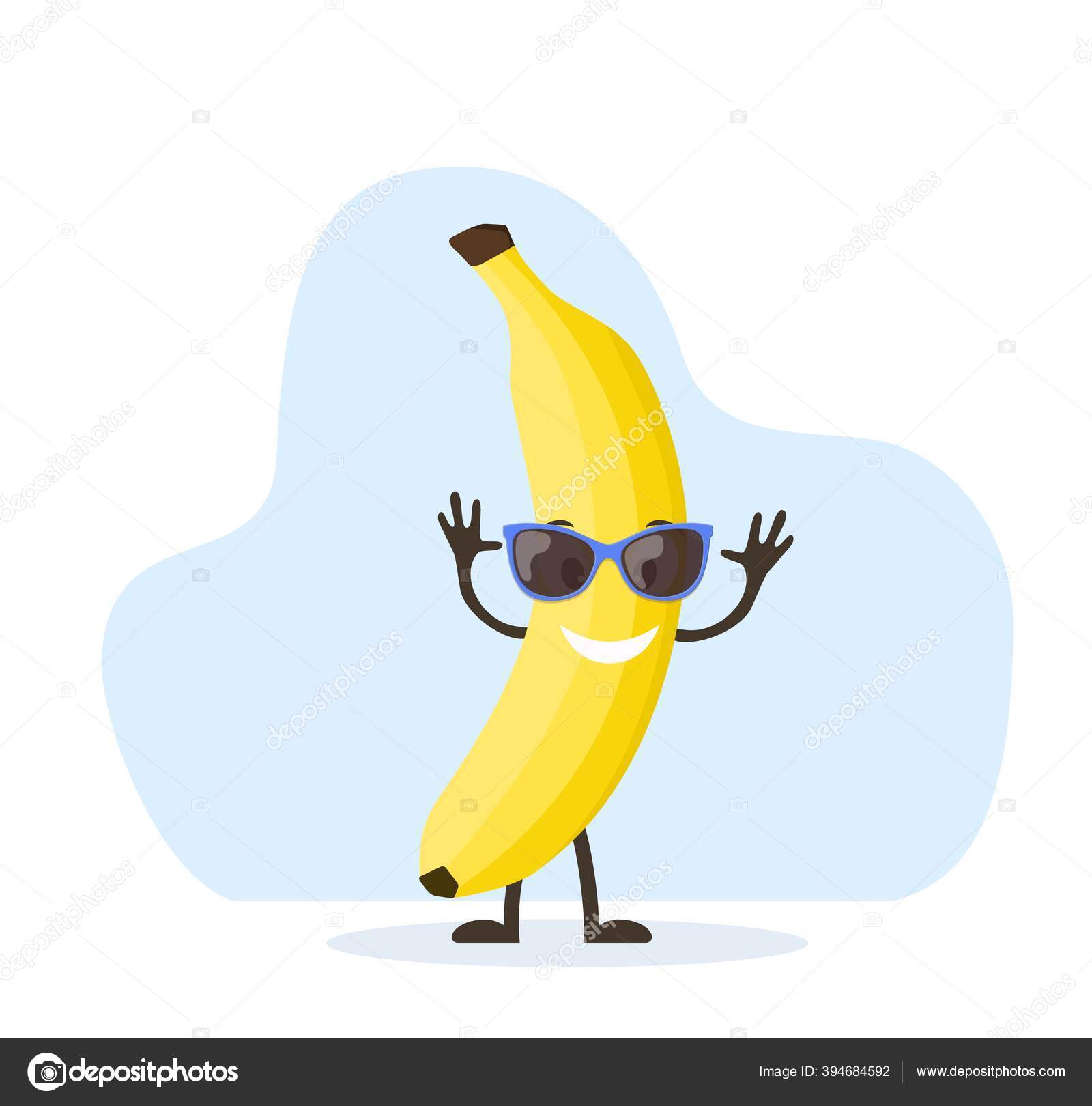 Ilustração vetorial personagem de fruta morango com óculos de sol