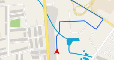 GPS izleme. GPS navigasyon kavramı.