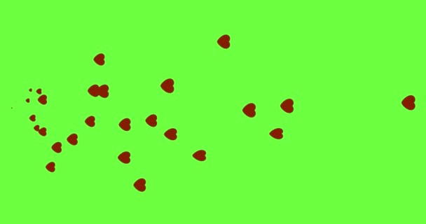 Social media Live style animated heart — Stock Video