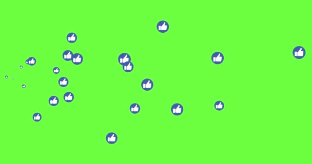 Icono de redes sociales Like — Vídeo de stock