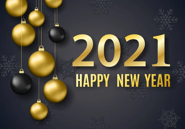 2021 Újévi háttér — Stock Vector