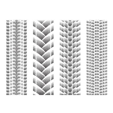Noktalı lastik parça 6 ayarla