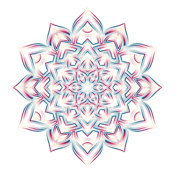Mandala abstracto degradado — Archivo Imágenes Vectoriales