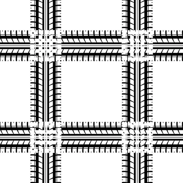 Naadloze vierkante band track achtergrond — Stockvector