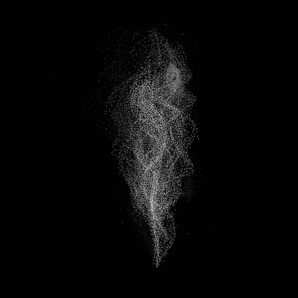 Плямистий прозорий білий дим — стоковий вектор