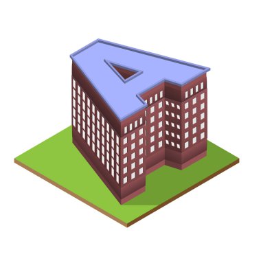 İzometrik bina mektup formu