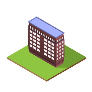Ben formu izometrik bina mektup
