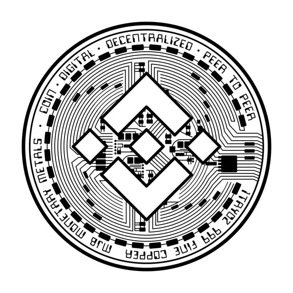 Binance para siyah siluet