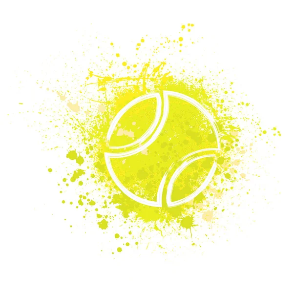 Tenis grunge fondo — Vector de stock