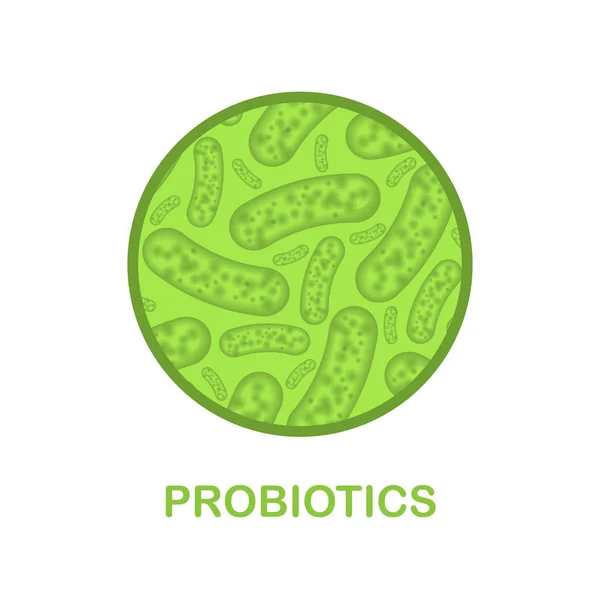 Probiotika abstrakter Hintergrund — Stockvektor