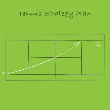 Tenis strateji arka plan