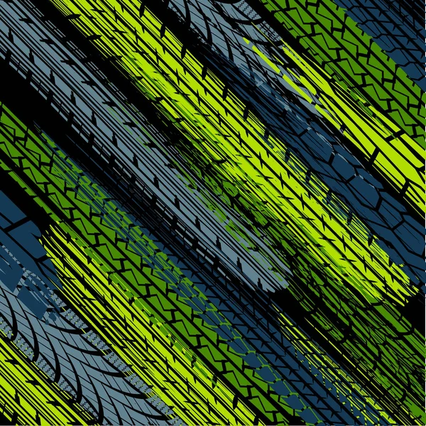 Color verde neumático pista fondo de pantalla — Vector de stock