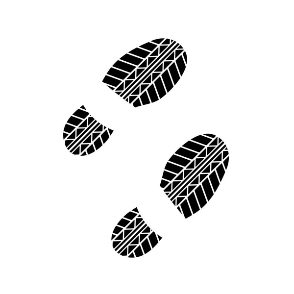 鞋轮胎轨道 — 图库矢量图片