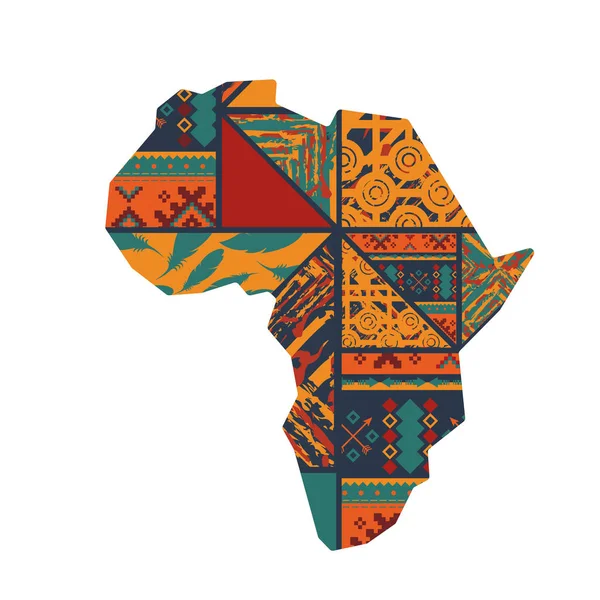 Contexte continent africain — Image vectorielle