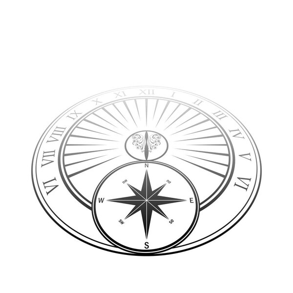 Sundial perspective background