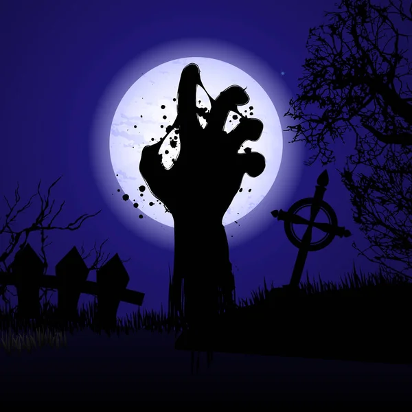 Halloween fond main — Image vectorielle