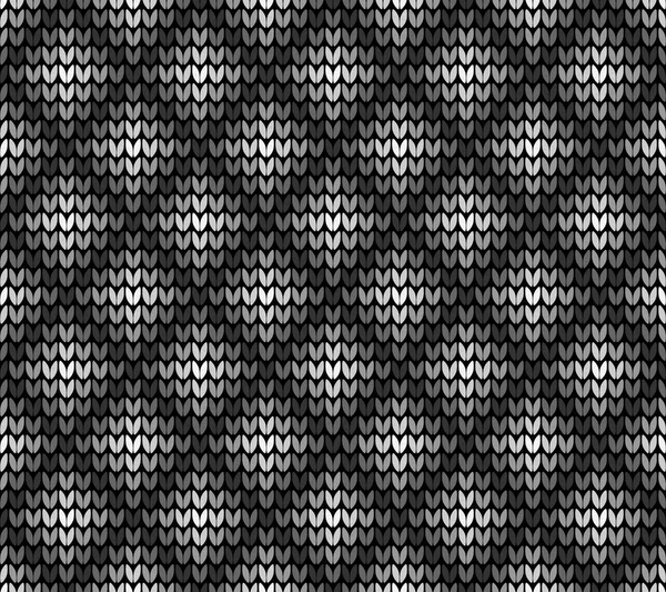 シームレスな黒い菱形パターン — ストックベクタ