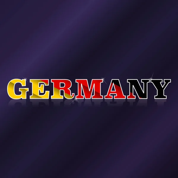 Allemagne symbole du drapeau — Image vectorielle