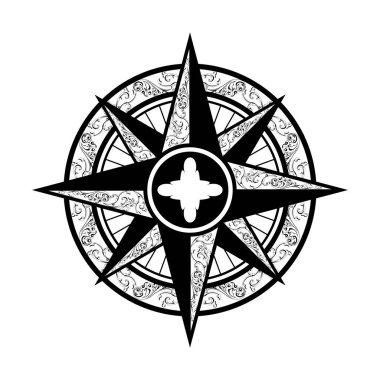 Windrose floral symbol