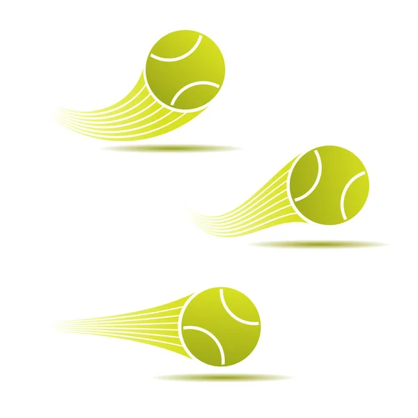 Ruchome zestaw tenisowy — Wektor stockowy