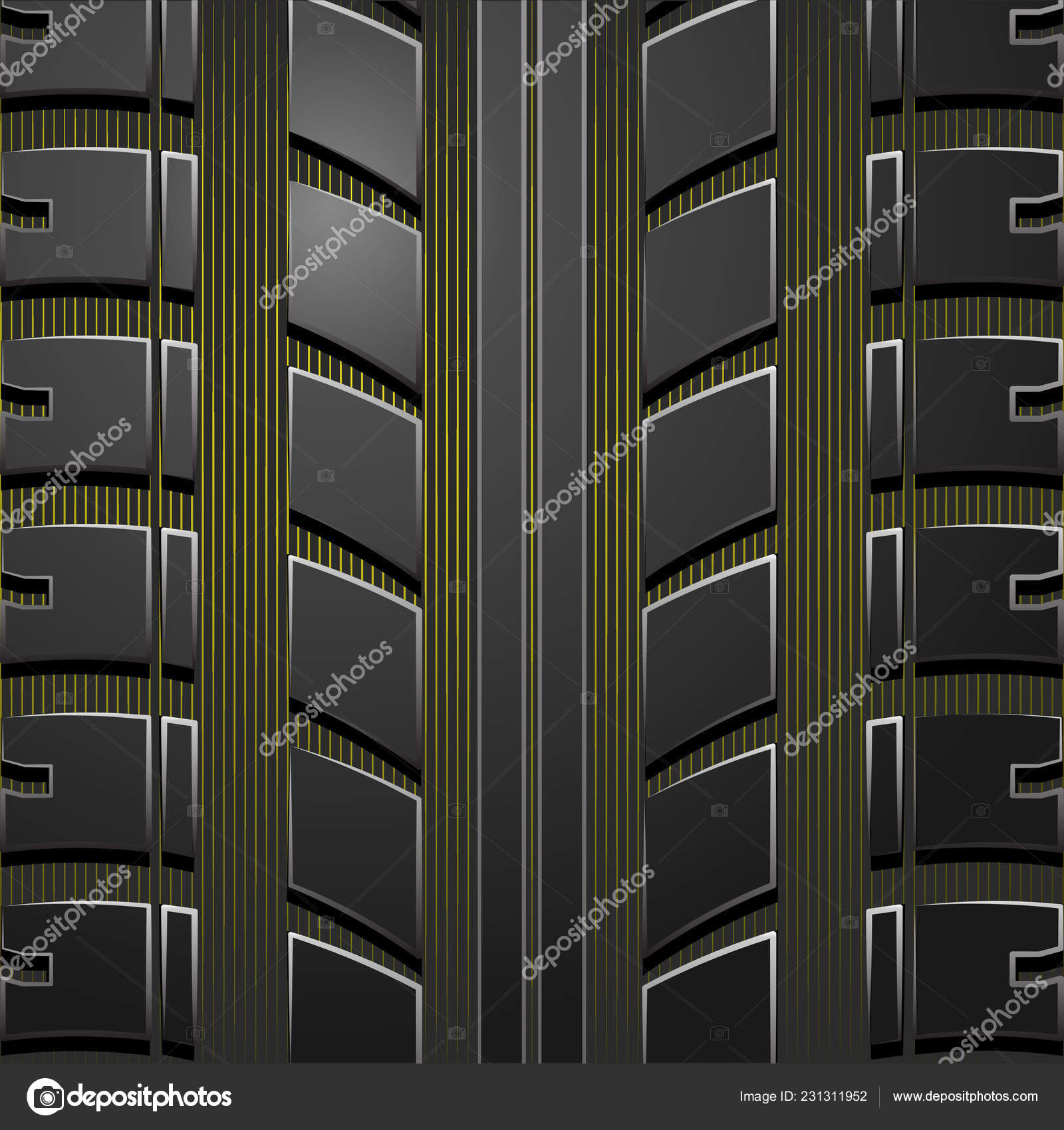 Tire track pattern Stock Vector Image by ©longquattro #231311952