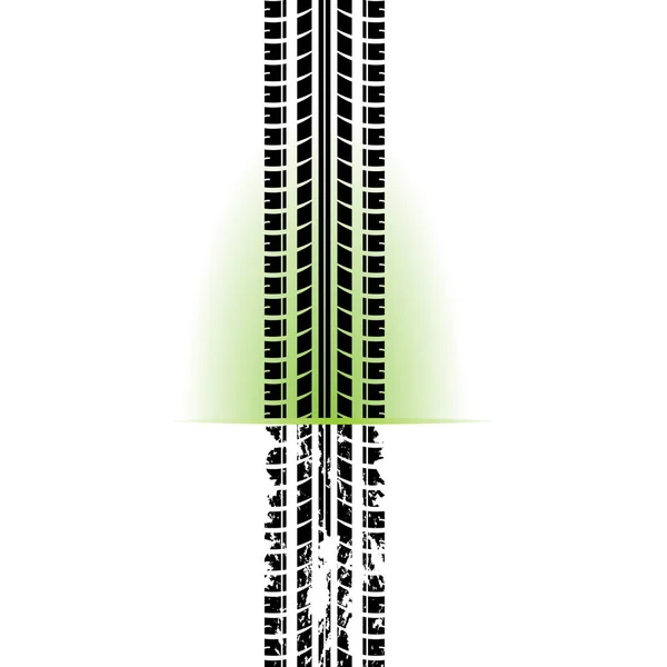 Nettoyage des pneus sales — Image vectorielle