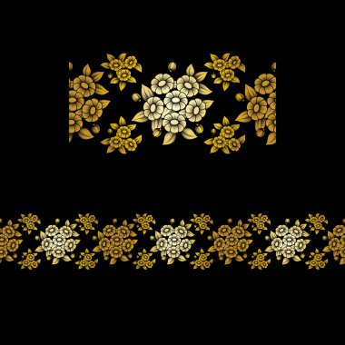 Sorunsuz altın çiçek öğe