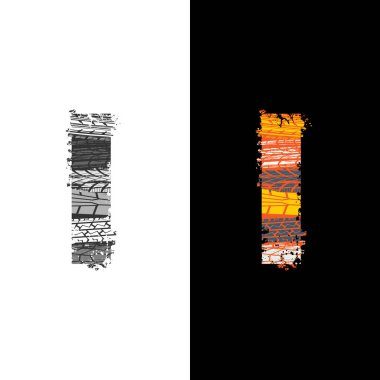 Lastik parça harf ben