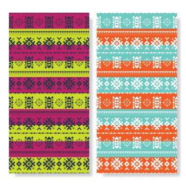 İki dikişsiz desen