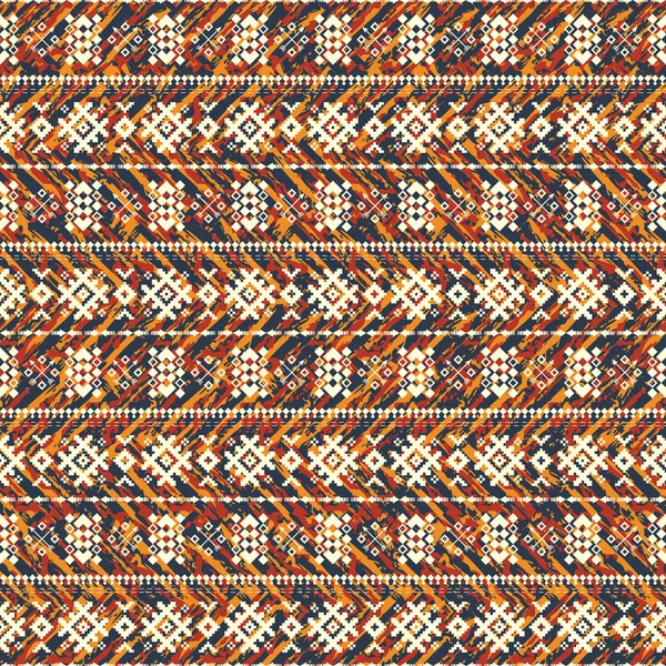 Grunge patrón naranja abstracto — Vector de stock