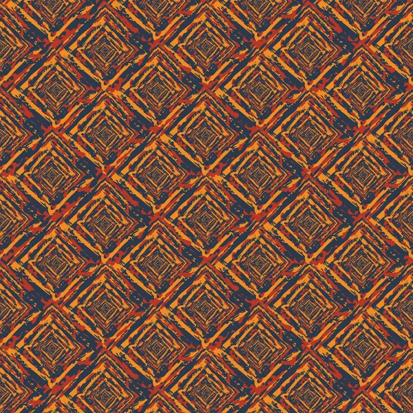Grunge kvadrater orange bakgrund — Stock vektor