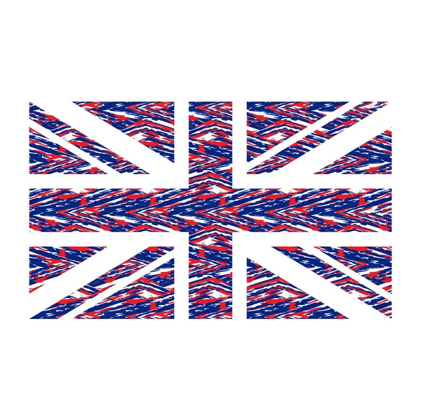 Flagge Großbritanniens — Stockvektor