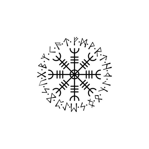 Symbol vikingského kruhu — Stockový vektor