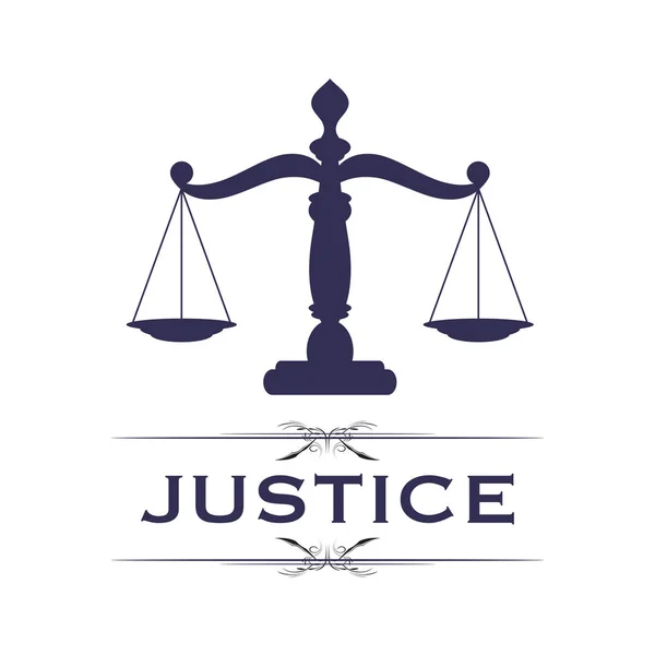 Scales of justice symbol — Stock Vector