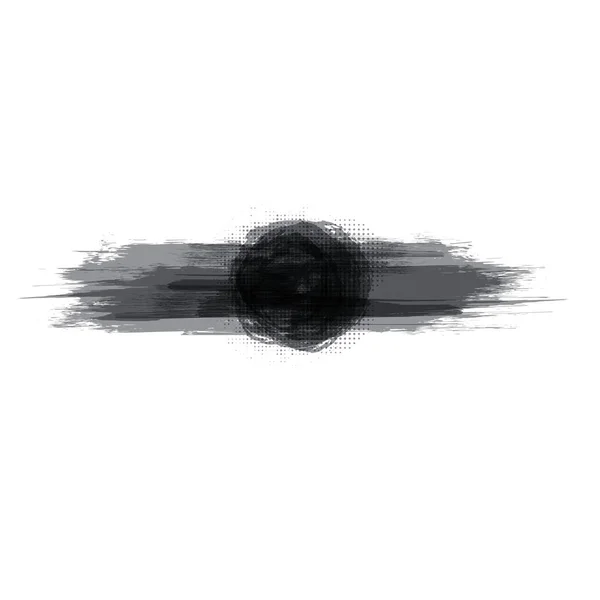Чорний прозорий банер горизонтальний гранж — стоковий вектор