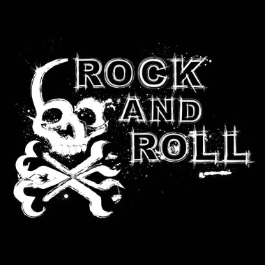 Rock and roll grunge arka plan