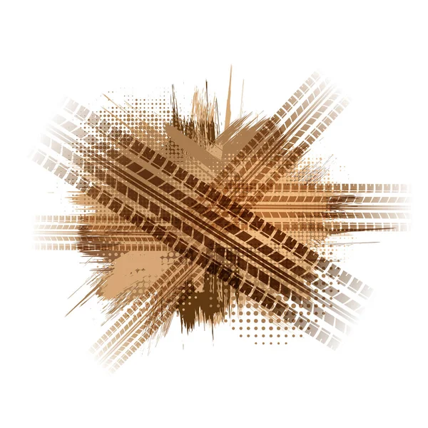 Kahverengi grunge sıçrama çerçevesi arka plan