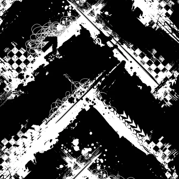 Grunge blanco flecha raza fondo — Archivo Imágenes Vectoriales