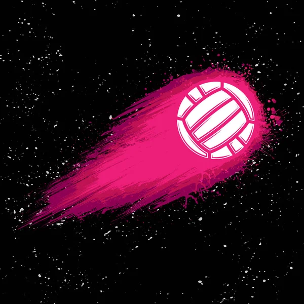 Weltraum Komet Wasserball Hintergrund — Stockvektor