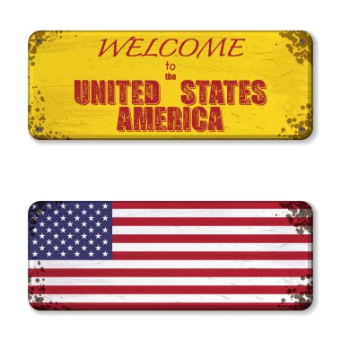 Grunge Amerika Birleşik Devletleri isim plakası