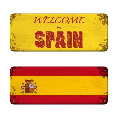 İspanya isim levhasına hoşgeldiniz