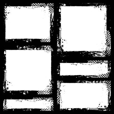 Beyaz grunge yarış afişleri