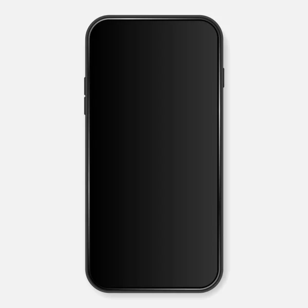 Fond de téléphone portable noir — Image vectorielle