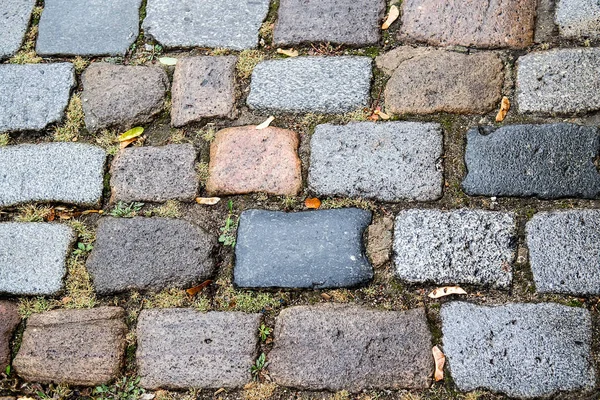 花崗岩の石畳の舗装の背景 — ストック写真